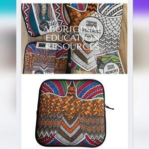 Aboriginal Art Puzzle In Zip Case Bunjil The Wedge Tail Eagle NEW *T